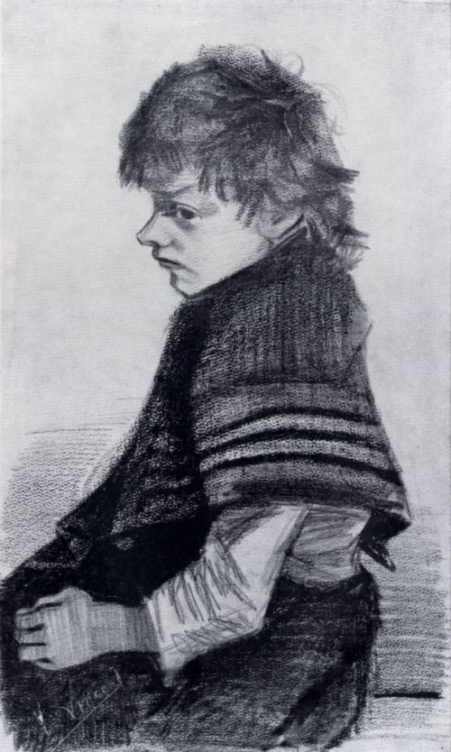 Gogh, Vincent Willem van: Mdchen mit Schal (die Schwester Siens)