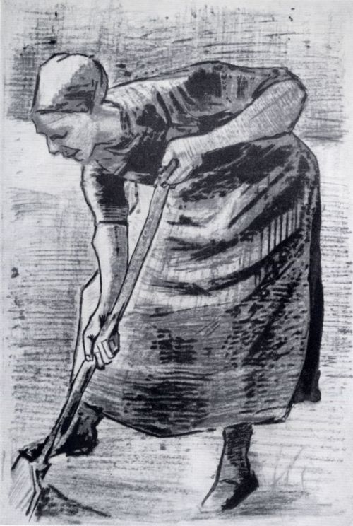 Gogh, Vincent Willem van: Frau mit Spaten