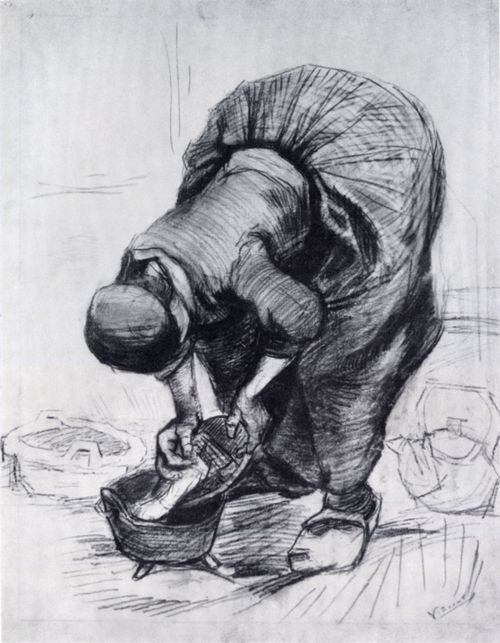 Gogh, Vincent Willem van: Buerin beim Tpfescheuern