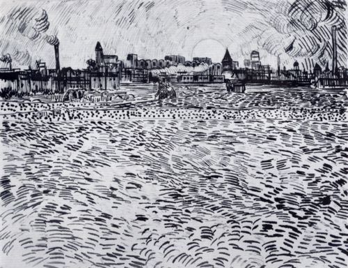 Gogh, Vincent Willem van: Sommerabend bei Arles