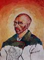 Gogh, Vincent Willem van: Selbstbildnis (étude à la bougie)