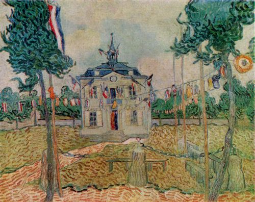 Gogh, Vincent Willem van: Die Brgermeisterei von Auvers am 14. Juli