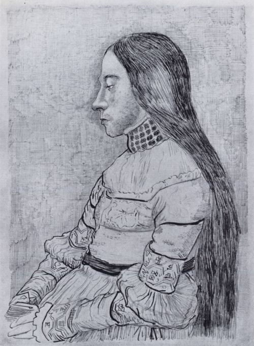 Gogh, Vincent Willem van: Die Tochter Jacob Meyers (nach Holbein)