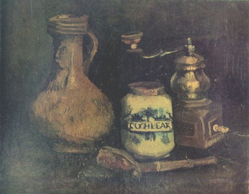Gogh, Vincent Willem van: Stillleben mit Krug und Kaffeemhle