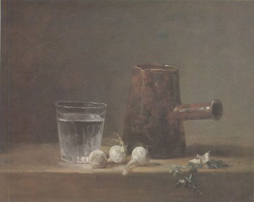 Chardin, Jean-Baptiste Simon: Wasserglas und Kanne