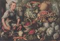 Beuckelaer, Joachim: Marktfrau mit Obst, Gemse und Geflgel