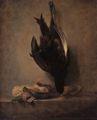 Chardin, Jean-Baptiste Siméon: Stillleben mit totem Fasan und Jagdtasche
