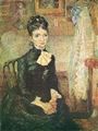 Gogh, Vincent Willem van: Frau, neben einer Wiege sitzend