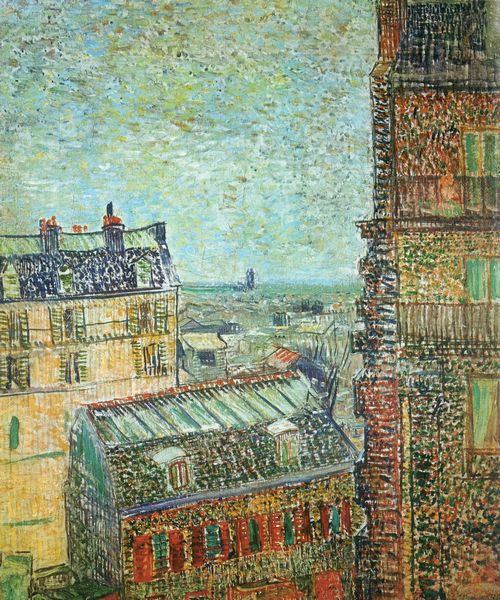 Gogh, Vincent Willem van: Blick auf Paris aus Vincents Zimmer in der Rue Lepic
