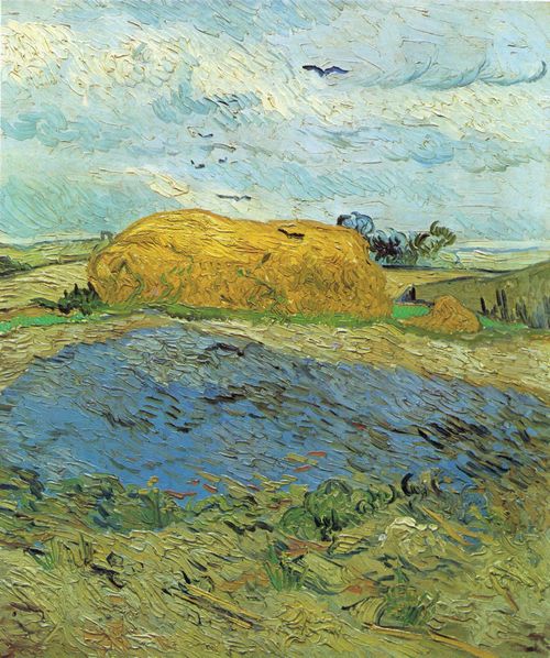 Gogh, Vincent Willem van: Heuschober an einem Regentag