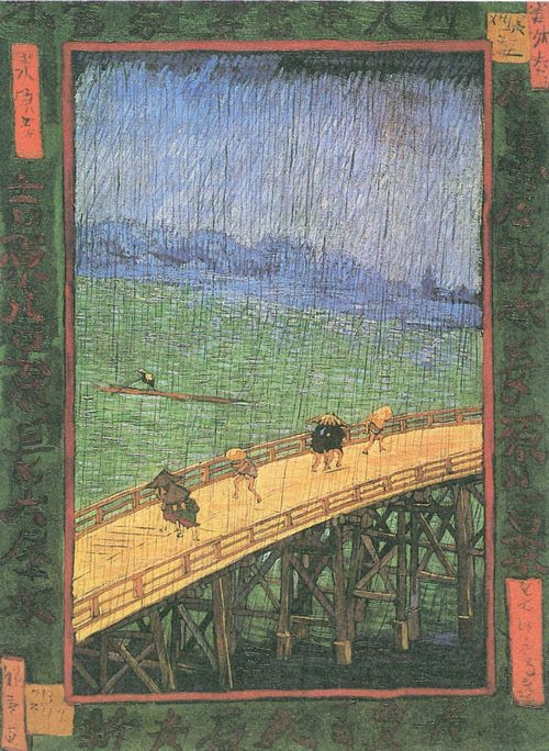 Gogh, Vincent Willem van: Japonaiserie: Brcke im Regen (nach Hiroshige)