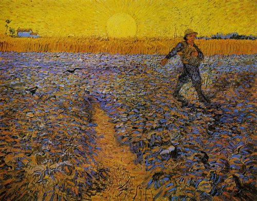 Gogh, Vincent Willem van: Smann bei untergehender Sonne