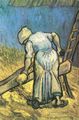 Gogh, Vincent Willem van: Bäuerin beim Strohschneiden
