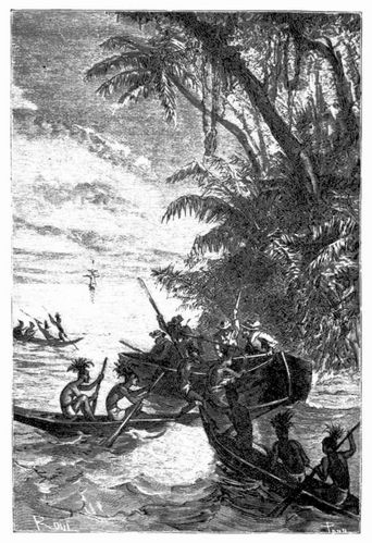 Abel Tasman von Neu-Seelndern angegriffen. (S. 515.)
