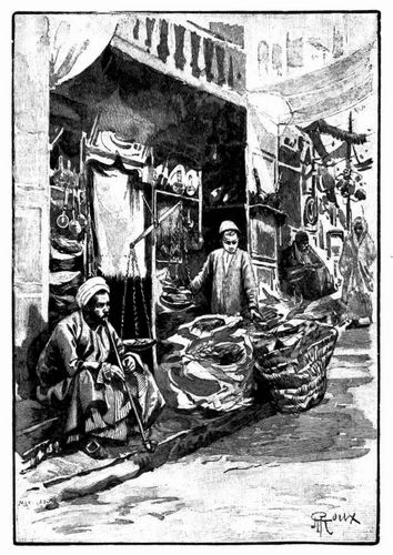 Ein Laden in Mascat. (S. 156.)