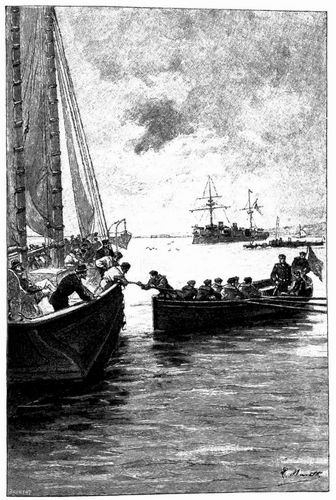Ein Bootshaken wurde in die Rsten des Gromastes eingelegt. (S. 51.)
