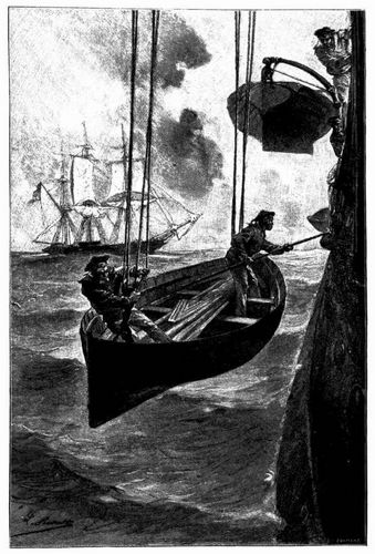 Eines der Boote des Essex war zu Wasser gelassen worden. (S. 159)