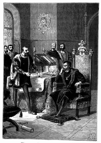 Pizarro empfangen durch Karl V. (S. 340.)