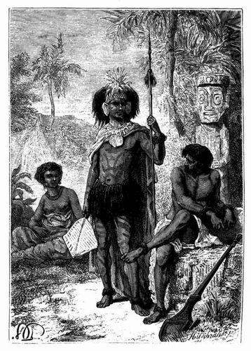 Eingeborne der Marquesas-Inseln (S. 199.)