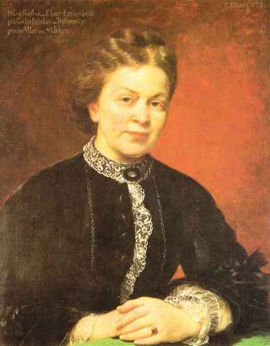 Marie von Ebner-Eschenbach (Gemlde von Karl Blaas, 1873)