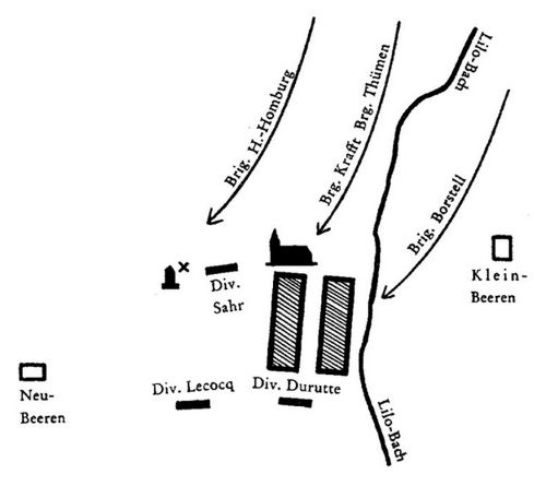 Die Schlacht bei Grobeeren am 23. August 1813