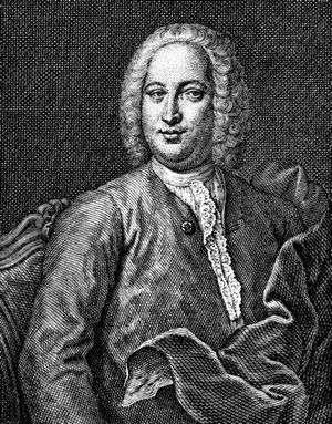 Friedrich von Hagedorn (Kupferstich von J. Canale, nach einem Gemlde B. Denner, 1744)