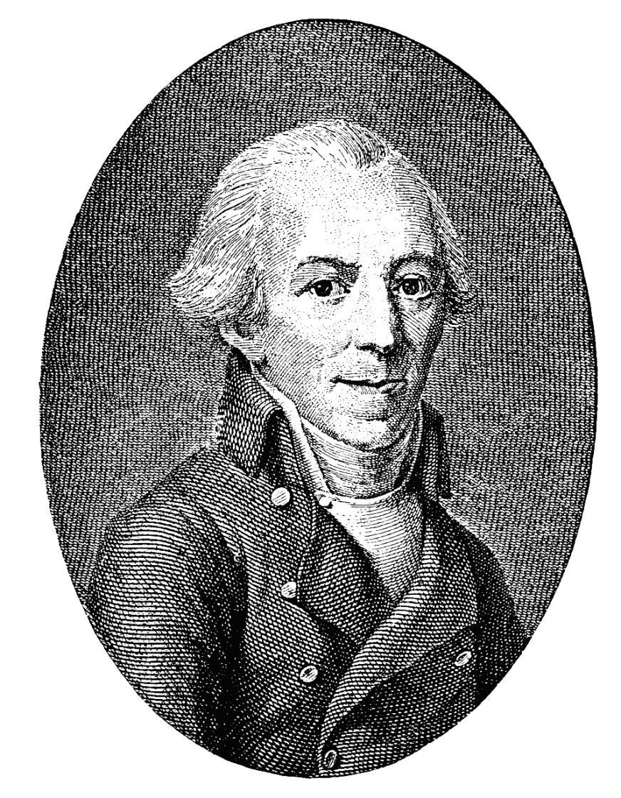 Johann Georg Jacobi (Stich von Fr. Müller, nach einem Original von Joseph ...