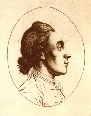 Jakob Michael Reinhold Lenz (Radierung von Georg Friedrich Schmoll, 1776)