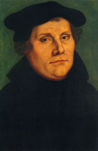 Martin Luther (Gemlde von Lucas Cranach d.., 1522)