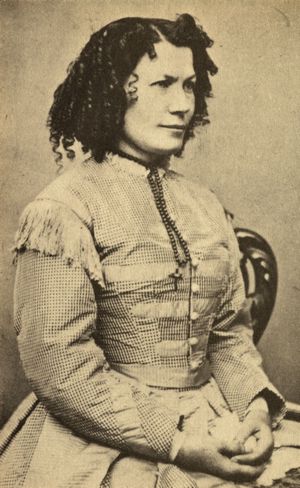 Eugenie John (E. Marlitt) (Fotografie, um 1865)