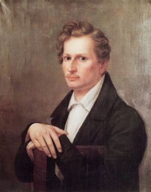 August von Platen (Gemlde von Moritz Rugendas, um 1830)