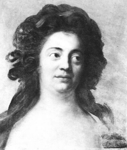 Dorothea Schlegel, geb. Brendel Mendelssohn (Zeichnung von Anton Graff)