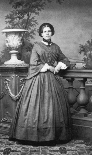 Johanna Spyri (Fotografie von Johannes Ganz in Zrich, um 1875)