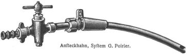 Ansteckhahn, System G. Poirier.