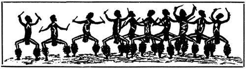 Eingeborenen-Tanz