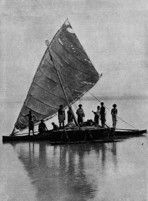 Auslegerboot von Fidji