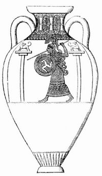 Fig. 1. Schwarzfigurige Amphora (Süditalien).