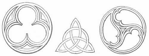 Fig. 1. Dreipa. 2. Dreischenkel. 3. Dreischneu.