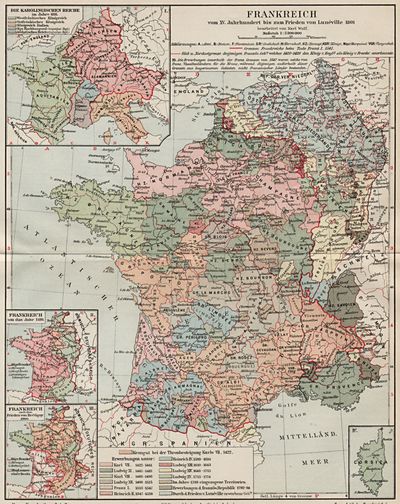 Frankreich vom XV. Jahrhundert bis zum Frieden von Lunville 1801.