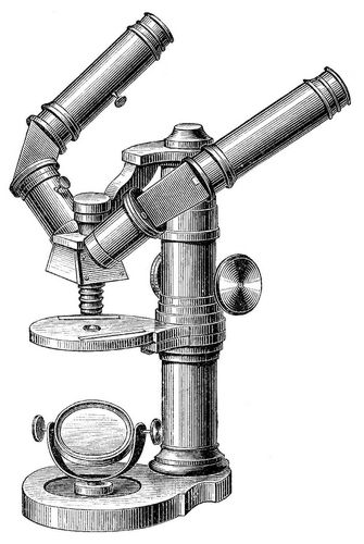 11. Nachets Binokular-Mikroskop fr zwei Beobachter.