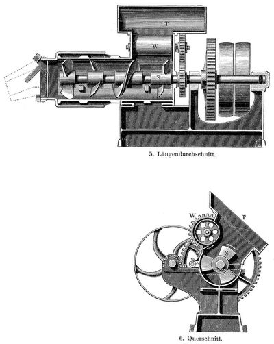 5 und 6. Torfmaschine fr Dampfbetrieb von Schlickeysen.