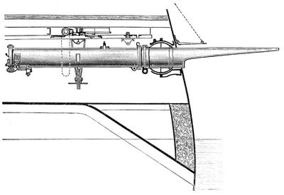 4. berwasser-Breitseit-Torpedorohr.