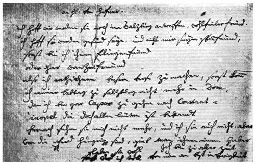 Scherzhafte Reime Mozarts an seinen Jugendfreund H.W. v. Hefner. Nachschrift zu einem Brief an Nannerl; Wien, am 15. September 1773