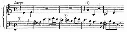 Chrysander, Friedrich/.../2. Compositionen für Clavier und Orgel
