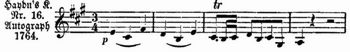 18. Adagio (Haydn's Katalog: Larghetto). 2 Ob., 2 C.