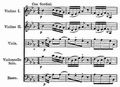 Pohl, Carl Ferdinand/Joseph Haydn/1. Band/Beilagen/7. Musikbeilagen/3. Andante aus der B-dur Symphonie, erschienen 1767