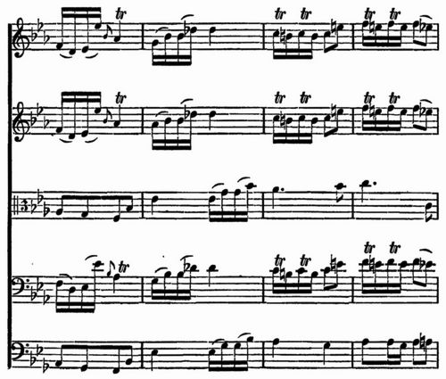 Pohl, Carl Ferdinand/.../3. Andante aus der B-dur Symphonie, erschienen 1767