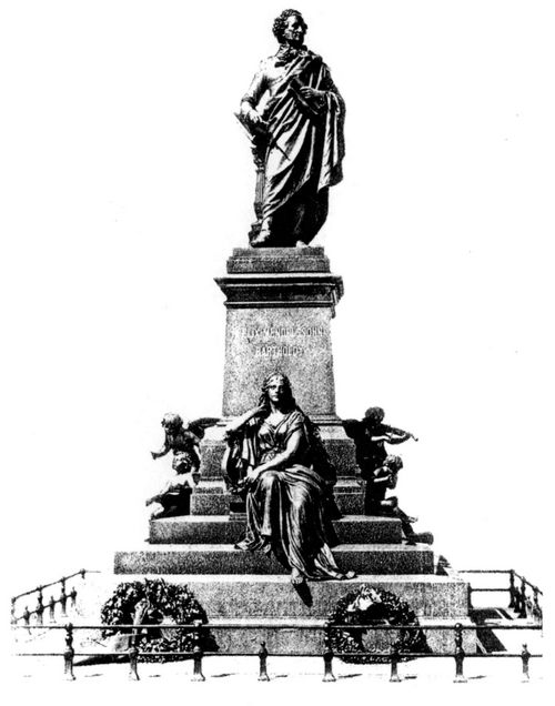 Denkmal: Ansicht des Denkmals in Leipzig