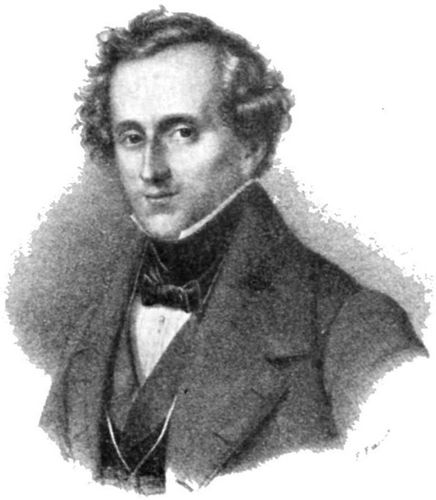 Felix Mendelssohn-Bartholdy.⋼Vorlage (Zeichnung von Elias) aus dem Musikhistorischen Museum des Herrn Fr. Nic. Manskopf in Frankfurt a.M.(S. 36)