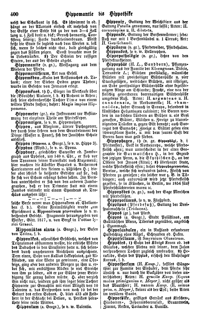 Pierer's Universal-Lexikon, Band 8. Altenburg 1859 S. 400